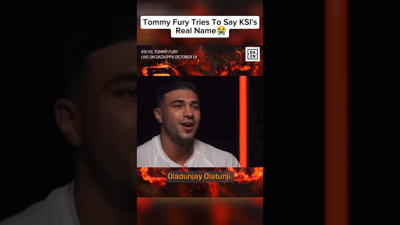Tommy Fury Tries To Say KSI's Real Name😭