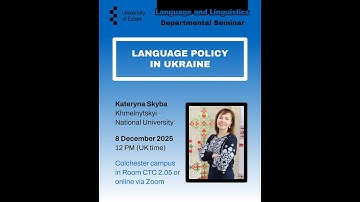 Language policy in Ukraine | University of Essex
