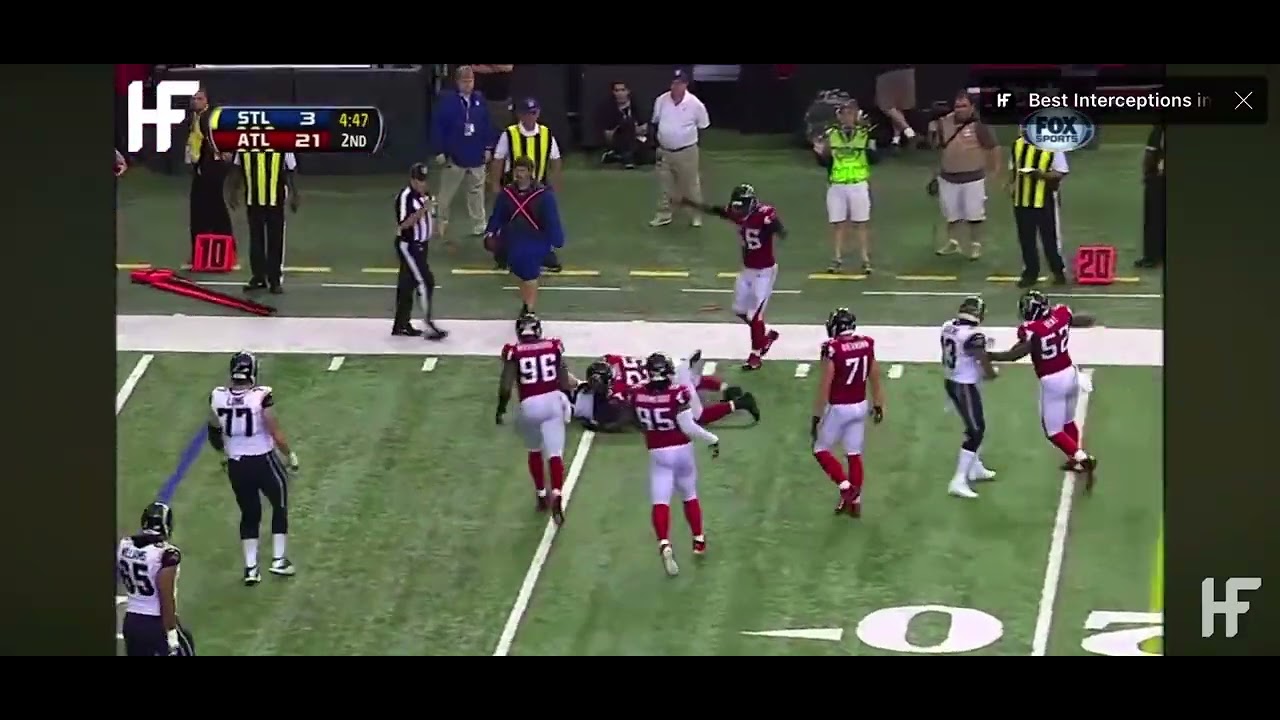 Hardest football hits YouTube