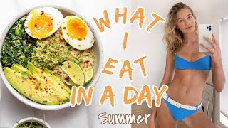 What I Eat in a Day as a Model | Healthy Summer Recipes & Intermittent Fasting | Sanne Vloet