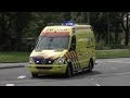 A1 ambulance 20-106 naar Erasmus MC + lifeliner 2