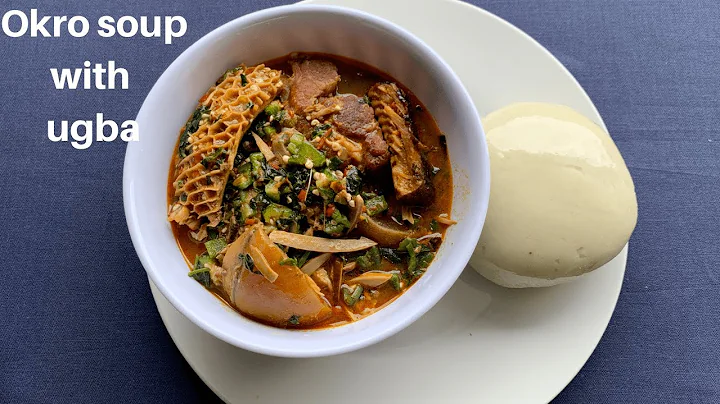 HOW TO MAKE OKRO SOUP WITH UGBA | THE BEST NIGERIAN OKRO SOUP RECIPE | UGBA RECIPE