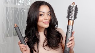 PERFECT Fall Blowout Using NEW Dyson Airwrap Attachments ?