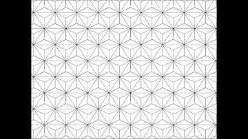 How To Make Hemp Leaf Pattern||ASANOHA Japanese Pattern In  Adobe Illustrator