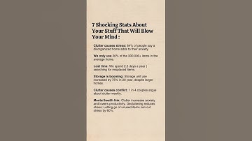 7 Shocking Clutter Stats That Will Make You Want to Declutter NOW! 😱