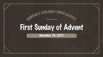 Responsorial Psalm | First Sunday of Advent | November 28, 2021