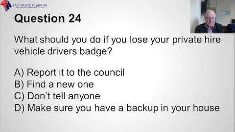 Wolverhampton Taxi Knowledge Test Training Part 2 - Wolverhampton Taxi Terms and Conditions (OLD)