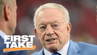 First Take reacts to Jerry Jones saying NFL is suffering from anthem protests | First Take | ESPN