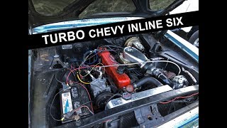 Turbo Inline Six Chevy Nova Walk-around and Drive