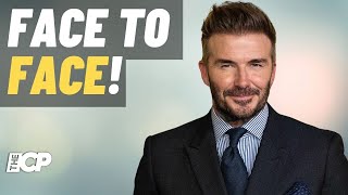 Celebrity David Beckham Kathryn Jenkins come FACE-TO-FACE after affair denial