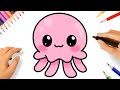 HOW TO DRAW A CUTE JELLYFISH EASY ????