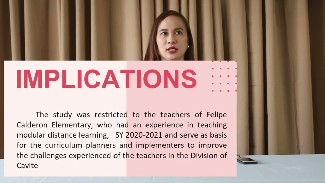 ADAPTABILITY AND CHALLENGES OF FCES TEACHERS IN THE IMPLEMENTATION OF MODULAR DISTANCE LEARNING