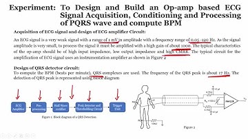 Introduction to ECG Experiment #swayamprabha #ch19