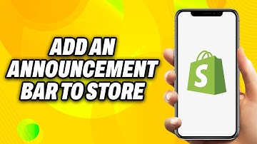 How To Add An Announcement Bar To Shopify Store (2025) - Quick Fix