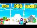 *CASA de NAVIDAD NOOB vs PRO vs HACKER MINECRAFT*