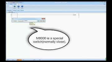 How to Program Counter register through Wecon PLC Editor