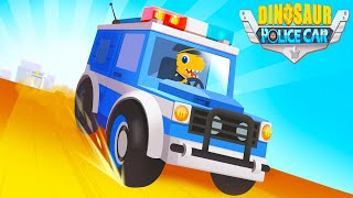 Dinosaur Police Car Games kids Gameplay screenshot 1