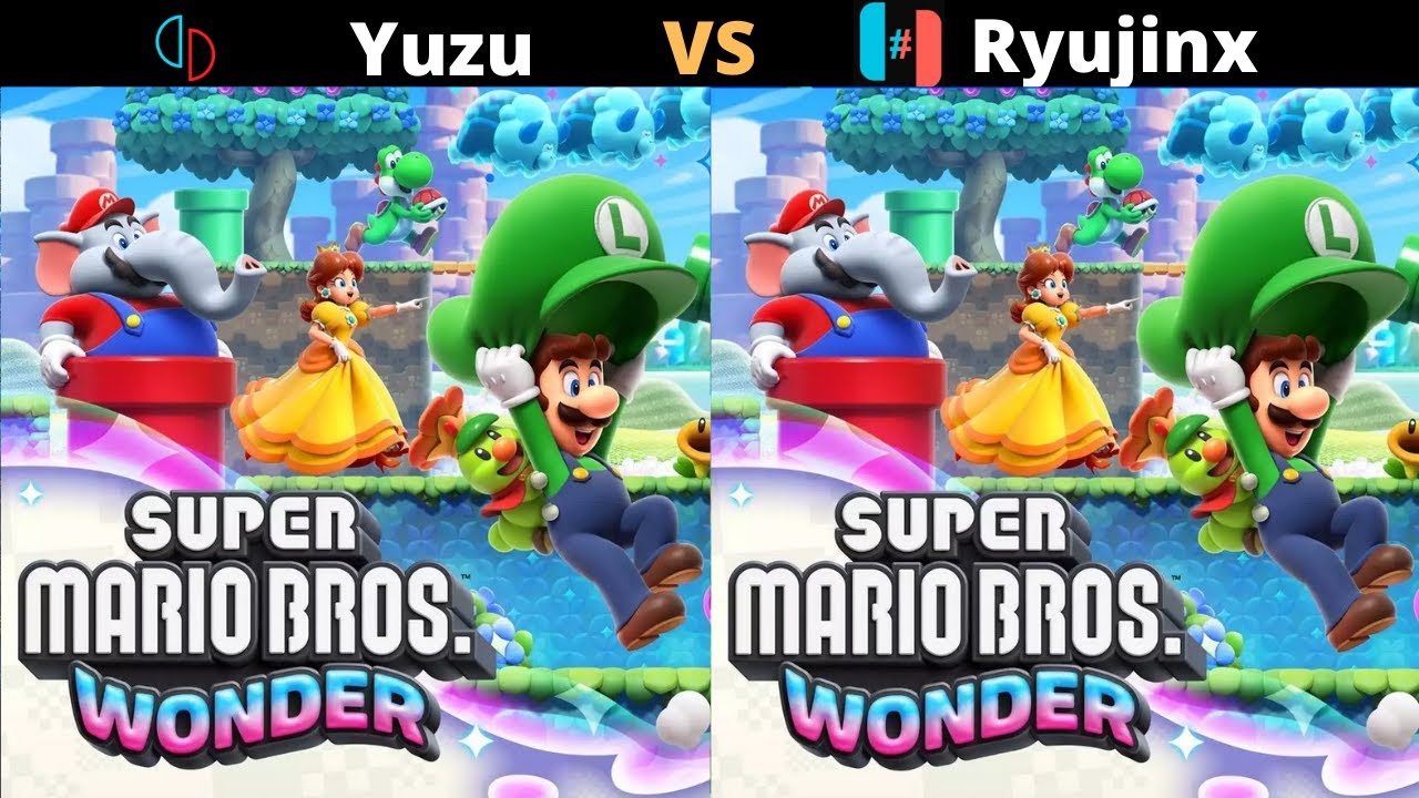 Mario Wonder runs better on Ryujinx : r/yuzu