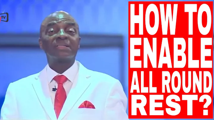 BISHOP DAVID OYEDEPO SHOWS HOW TO ENABLE REST | BISHOP DAVID OYEDEPO NEWDAWNTV | AUGUST 30TH 2020