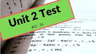 PreAPGeometry Unit 2 Review #12-26