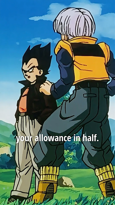 Vegeta Threatens To Cut Trunks’ Allowance🤣