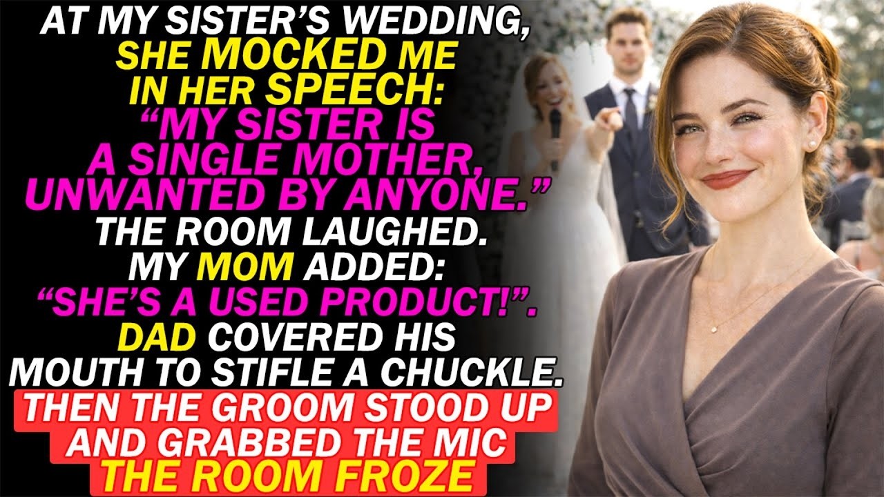 When My Sister Called Me 'Unwanted' At Her Wedding, My Parents Cover Their Mounth, Laughing...