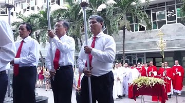 Nghi thức rước lá năm 2017