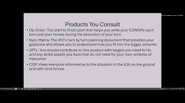 JFLCC Responsibilities