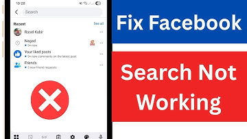 Facebook Search Not Working | Facebook Search Option Not Working | Facebook Search Option Problem