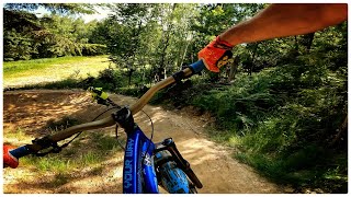 Bikepark Skolnity Wisła 4k60fps trasa niebieska, 18.06.2022. Gopro10