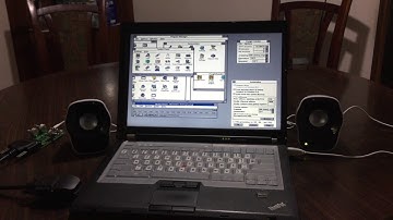 Covox Speech Thing clone with Expresscard adapter on Windows 3.1