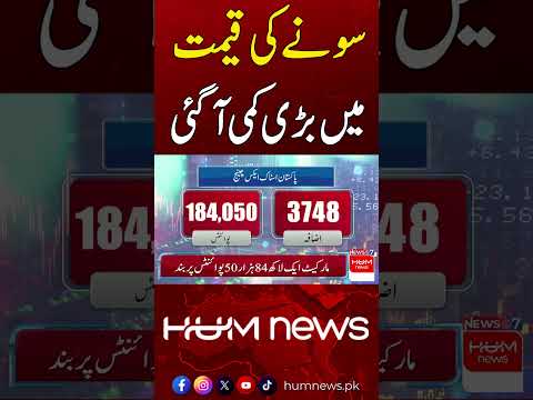 Gold Prices Drop Significantly! | Hum News | Pakistan