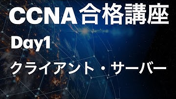 #1【CCNA合格講座】クライアント・サーバーって何？　＃CCNA勉強方法