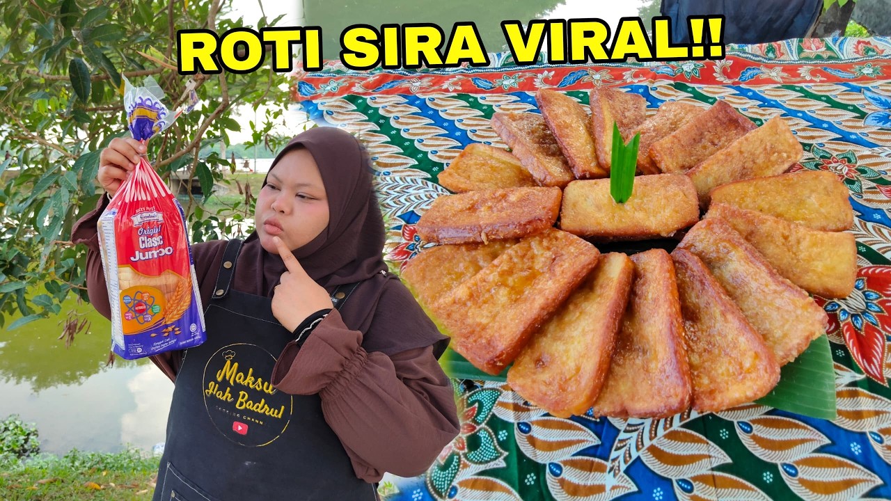 VIRAL SEBAB SEDAP TERLAMPAU ❗ROTI SIRA VIRAL PALING PADU-tips roti tidak serap minyak