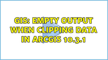 GIS: Empty output when clipping data in ArcGIS 10.3.1