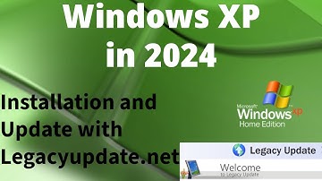 How to Install and update Windows XP in 2024