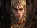 Hanuman Ji was flying in air