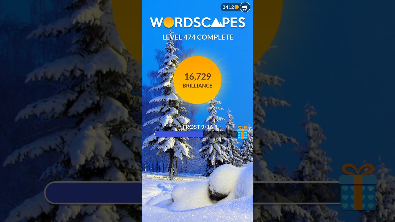 Wordscapes Winter Frost Level 465-480