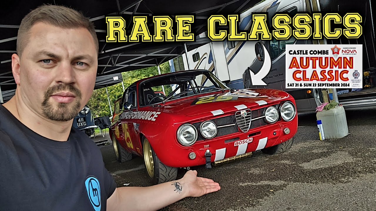 Осенняя гонка классических автомобилей 2024 года на трассе Castle Combe Circuit