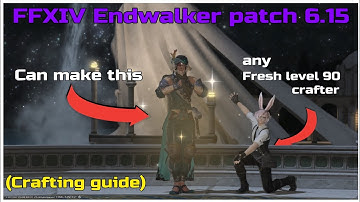 What to do as a fresh level 90 crafter in FFXIV Endwalker