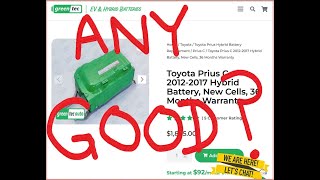 REVIEW  Greentec Auto Hybrid Battery - HV battery New Cells 2012 Prius C Toyota