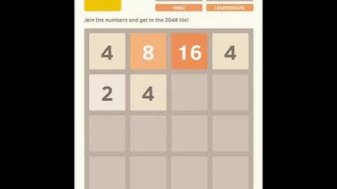 2048 | Testing a robot