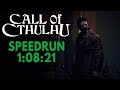 Call of Cthulhu (2018) Speedrun in 1:08:21