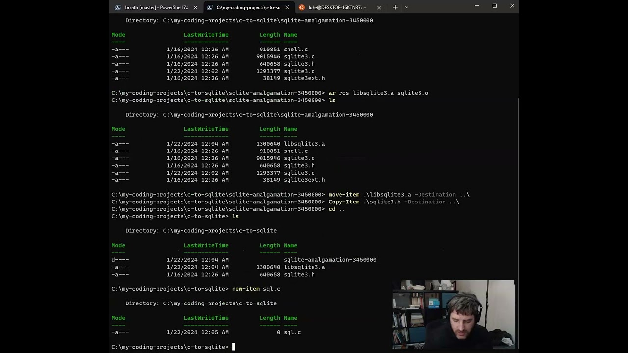 Getting started with SQLite in C