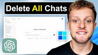 How To Delete All ChatGPT Chats At Once (Step By Step)