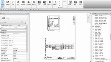 BIM Revit to AM FM AMIS 5  views & schedules to sheets