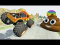 Insane Downhill Races & Crashes! BeamNG Drive Random Cars Satisfying Destruction Compilation