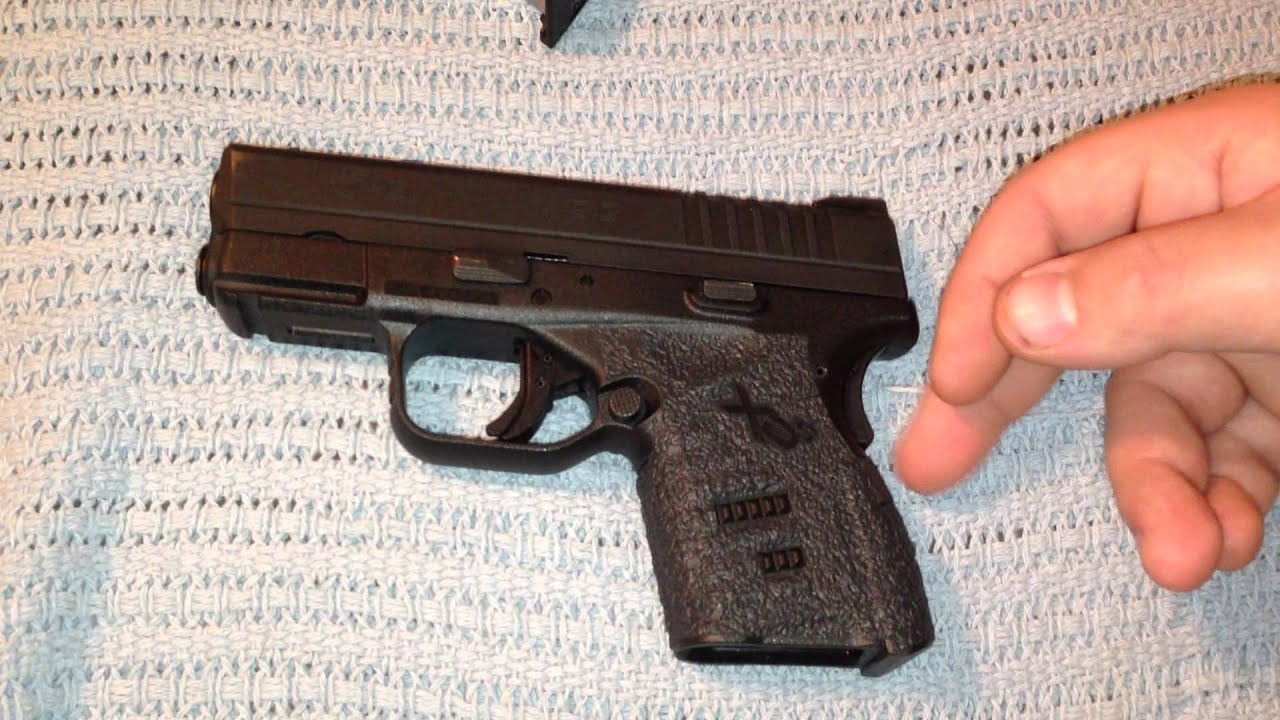 Talon gun grips installed on XDS 9mm - YouTube