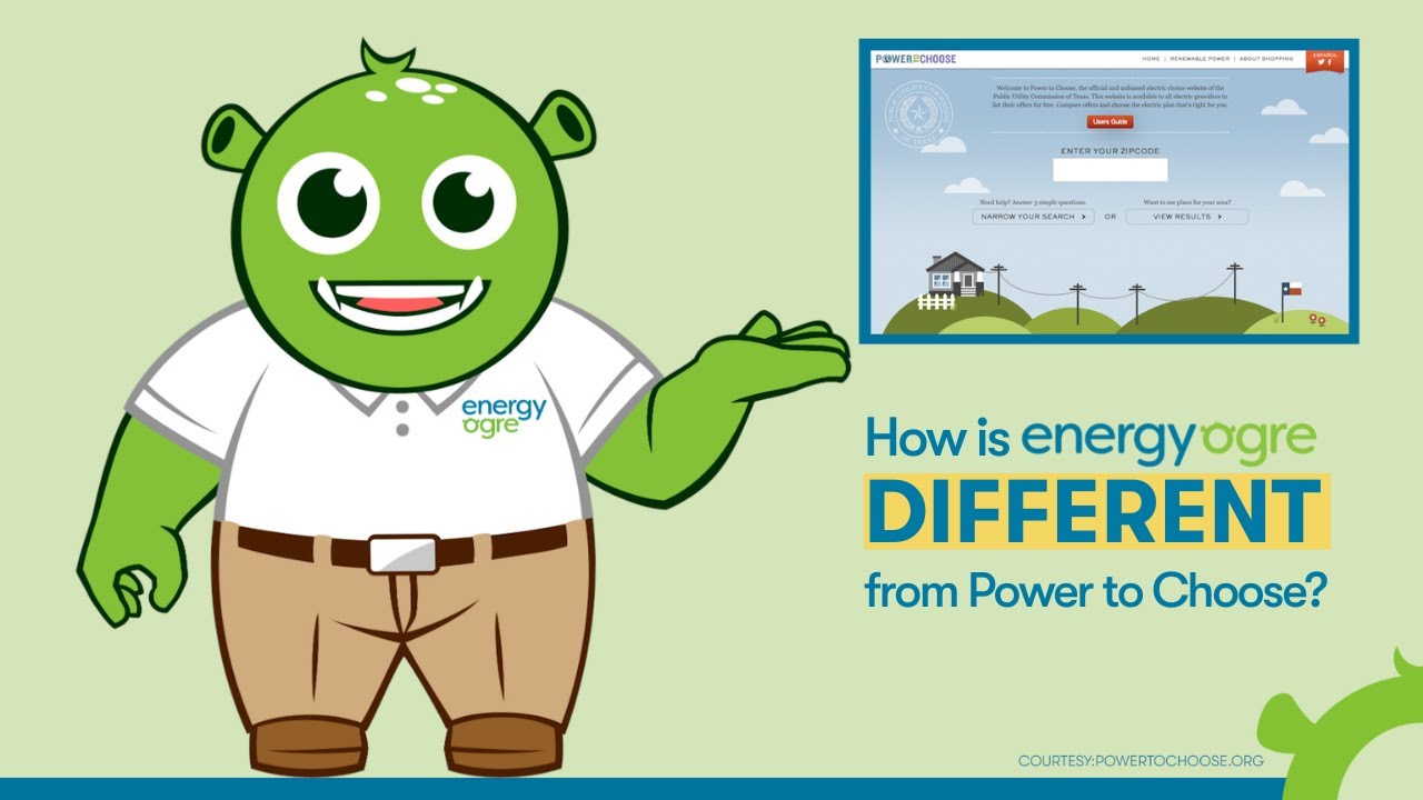 How Energy Ogre is Different from Power to Choose YouTube