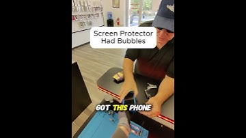 SCREEN PROTECTOR HAD BUBBLES!! #education #brokenfix #smartphone #problemfix #cellphone #mobilephone